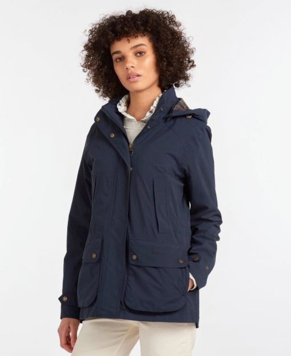 Barbour Clyde Jacket- Navy - Simpsons of Cornwall
