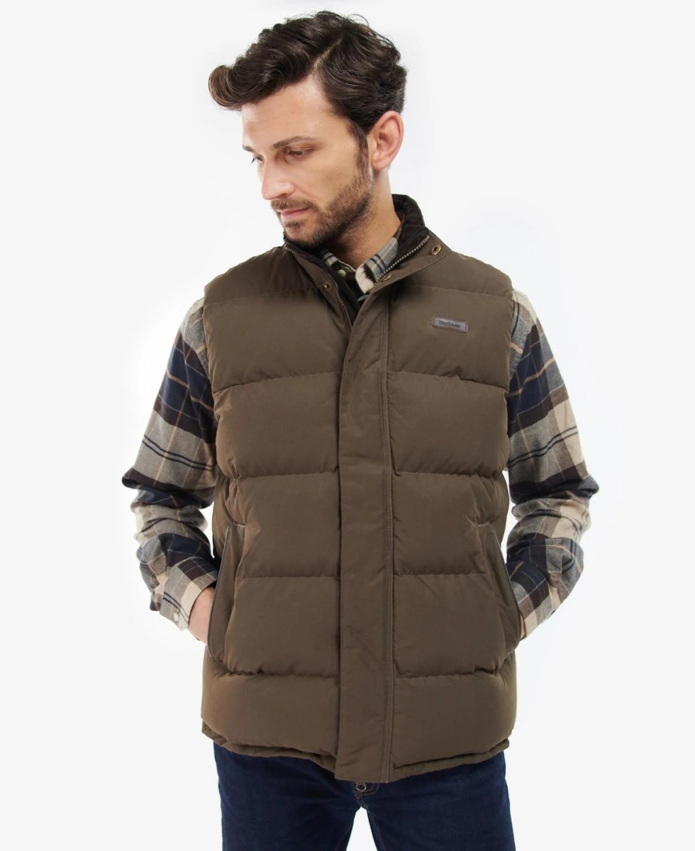 Barbour Fontwell Gilet Sandstone - Simpsons of Cornwall