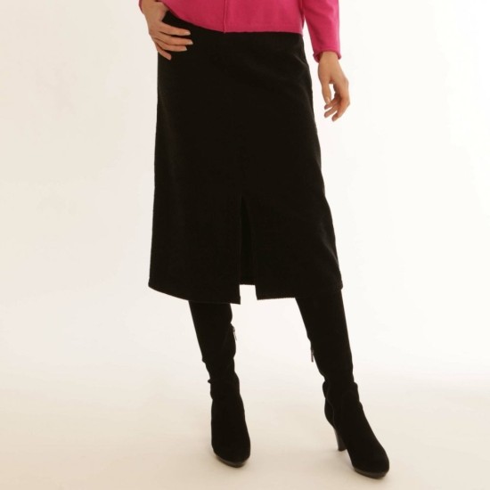 Corduroy Skirt Black