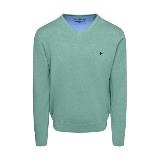 Fynch-Hatton Cotton Knit Spring of - Simpsons Cornwall Green